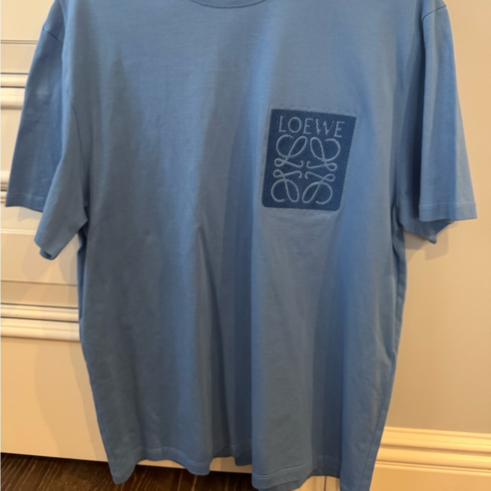 Men’s loewe blue short sleeve tee